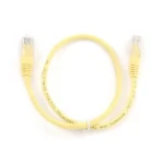 Gembird UTP CAT5E 0.5m / patch kabel / s ochranou / žlutá (PP12-0.5M/Y)