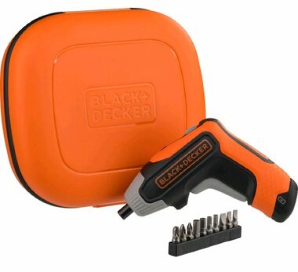 BlackDecker BCF611CK / Aku Šroubovák / 3.6V / 1.5Ah / 180 ot-min / Upnutí šestihran 1|4" / 5.5 Nm (BCF611CK)