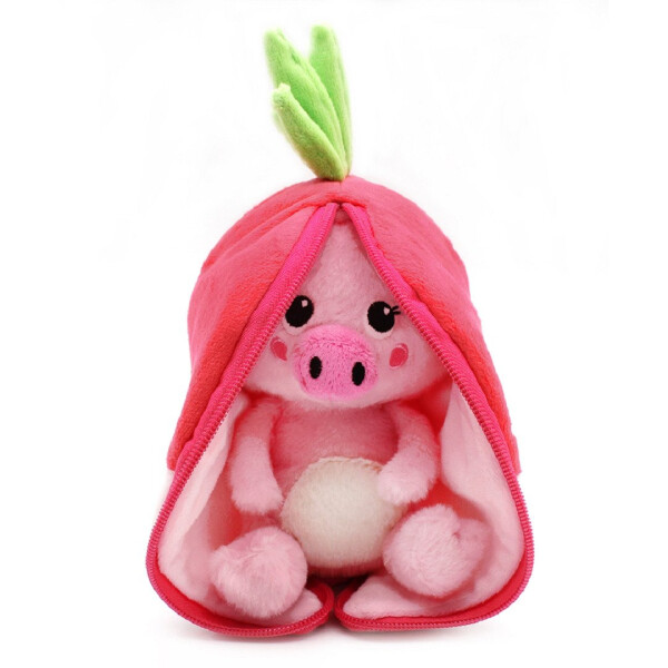 Flipetz 2v1 Plyšové prase/Ředkvička - Piglet 20 cm