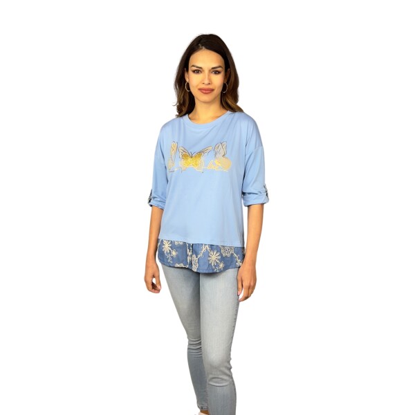 HOSH Top Sirin Velikost: UNI, Barva: Světle modrá