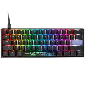 Ducky One 3 Classic Mini Cherry MX Red US černo-bílá / Herní klávesnice / RGB / USB-C (DKON2161ST-RUSPDCLAWSC1)