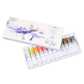 Nevskaya Palitra White Nights akvarelové barvy v tubách 12x10 ml