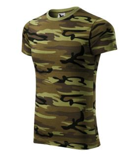Camouflage tričko unisex camouflage green S
