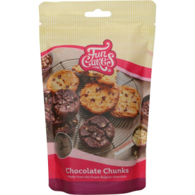 Čokoládové kousky Chunks 350g mléčná čokoláda - FunCakes