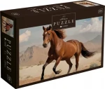INTERDRUK Puzzle Wild Horses 2: Hnědý divoký kůň