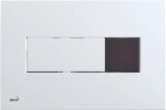 Alcadrain Ovládací tlačítko se senzorem pro předstěnové instalační systémy Slim, bílá (napájení ze sítě) M370S-SLIM M370S-SLIM