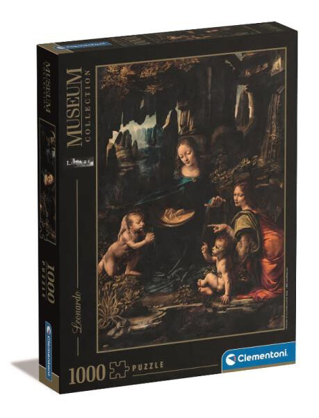 Puzzle Leonardo da Vinci: Madona ve skalách 1000 dílků