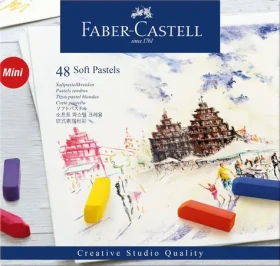 FABER-CASTELL Mini Pastely suché - papírová krabička 48 ks (128248)