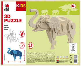 Marabu KiDS 3D Puzzle - Elephant