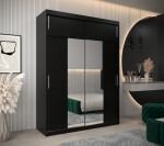 Šatní skříň Abi T1 s nástavcem Barva korpusu: Bílá, Rozměry: 250 cm, Dveře: Dub artisan