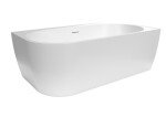 Volně stojící vana SAT Brevis 159x84 cm akrylát pravá SATVBRE1600P SATVBRE1600P