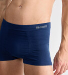 Pánské boxerky GO Smooth Hipster 2P - UNKNOWN - tm. modré 6722 - SLOGGI DEEP WATER L