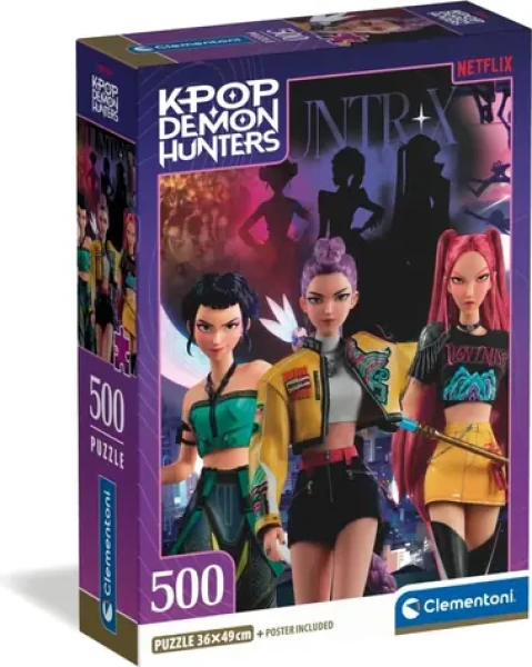 CLEMENTONI Puzzle K-Pop Lovkyně démonů: Huntrix