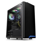 THERMALTAKE H100 TG černá / midi tower / USB / bez zdroje / ATX / průhledná bočnice (CA-1L4-00M1WN-02)