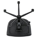 Pracovní židle, výškově nastavitelná, černá látka, KA-V3120 BK3