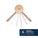 GROHE - Essence Vanová baterie do podlahy, kartáčovaný Warm Sunset 23491DL1
