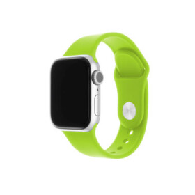 FIXED Silicone Strap Set silikonových řemínků pro Apple Watch 42 44 45 mm zelená (FIXSST-434-GRE)