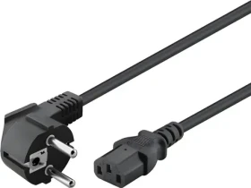 Goobay Napájecí kabel IEC C13 černá / Napájecí kabel / 5 m / 3-vodič / 1 mm2 (93119)