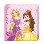 PROCOS Princess ubrousky růžové 20ks 33cm x 33cm 2-vrstvé PROCOS Princess ubrousky růžové 20ks 33cm x 33cm 2-vrstvé