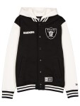 New Era Pánská bunda Las Vegas Raiders NFL Letterman Hooded Velikost: 2XL