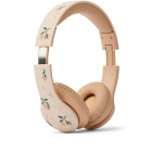 LIEWOOD Dětská bezdrátová sluchátka Quinn Peach / Sea Shell, oranžová barva, plast