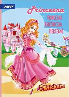 Omalovánky se samolepkami Princezna 210x295mm/32s