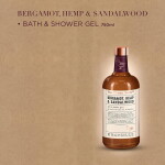 Baylis & Harding Pěna do koupele pro muže Hemp/Bergamot/Sandalwood 750 ml, hnědá barva, plast