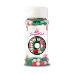 Cukrové perly SweetArt Christmas mix 7 mm (80 g)