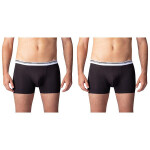 Dvojbalení bavlněných boxerek BOXER COLOURS 2x - BELLINDA - černá L