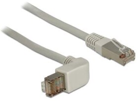 Delock kabel RJ45 Cat.6 SSTP pravoúhlý / přímý 0,5 m (83524)