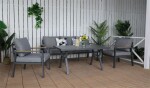 ROJA SIBIU hliníkový stůl 140x80 cm