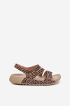 Dámské Kožené Sandály Zazoo K1004 Leopard 38