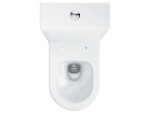 RAVAK - WC kombi se sedátkem SoftClose, vario odpad, spodní napouštění, RimOff, bílá X01870