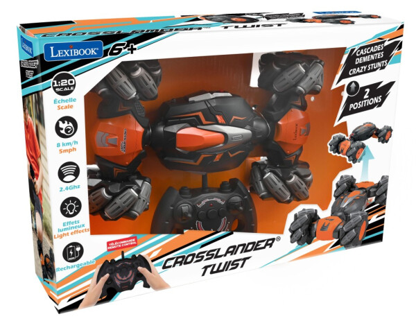 Lexibook kaskadérské auto Crosslander Twist se světelnými efekty - Alltoys Lexibook