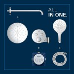 GROHE - Precision SmartControl Sprchový set s termostatem pod omítku, průměr 31 cm, 3 proudy, chrom 34877000