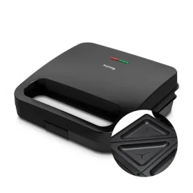 Huslog HUS1074 černá / Sendvičovač / 800 W / 2 sendviče / nepřilnavé desky / cool-touch madlo (OWN000152)