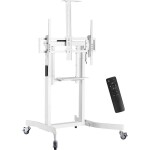 SpeaKa Professional SP-TVC-600 TV kolečkový vozík 152,4 cm (60) - 254,0 cm (100) nastavitelná výška, odnímatelný, nakláp