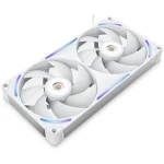 NZXT F280X RGB bílá / Ventilátor / 2x 140mm / Fluid Dynamic Bearing / 41 dB @ 2400 RPM / 116 CFM (RF-U28PN-W1)