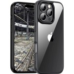 JT Berlin BackCase Pankow Hybrid zadní kryt na mobil Apple iPhone 16 Pro Max černá, transparentní indukční nabíjení