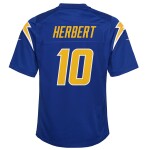 Nike Dětský dres Los Angeles Chargers NFL Justin Herbert #10 Color Rush Football Modrá (YOUTH)
