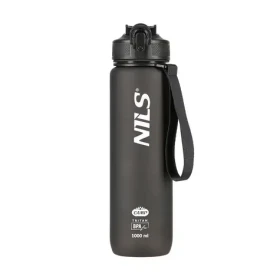 NILS Camp NCD68 Tritanová láhev na pití 1000 ml černá (5907695552300)