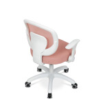 Dětská židle, výškově nastavitelná, růžová síťovina, KA-K1062 PINK