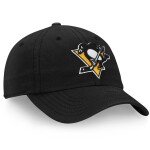 Pánská Kšiltovka Pittsburgh Penguins NHL Core Black Curved Unstructured Strapback Cap Fanatics