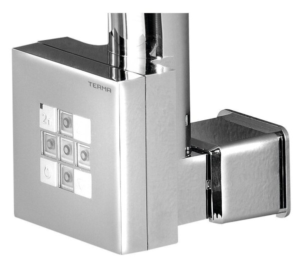 SAPHO - KTX topná tyč s termostatem, s krytem pro kabel, 800 W, chrom KTX-CW-800
