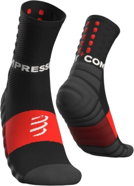 Běžecké kompresní ponožky Compressport Shock Absorb Socks BLACK Velikost: EU