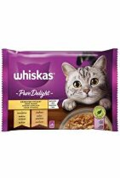 Whiskas kaps. Pure Delight drůbeží v želé 4x85g