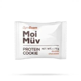 MoiMüv Protein Cookie - GymBeam (dvojitá čokoláda, 75 g) (48406-7-dvojitáčokoláda-75g)