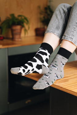 Ponožky Milk 078-A040 Melange Grey - Více 35/38