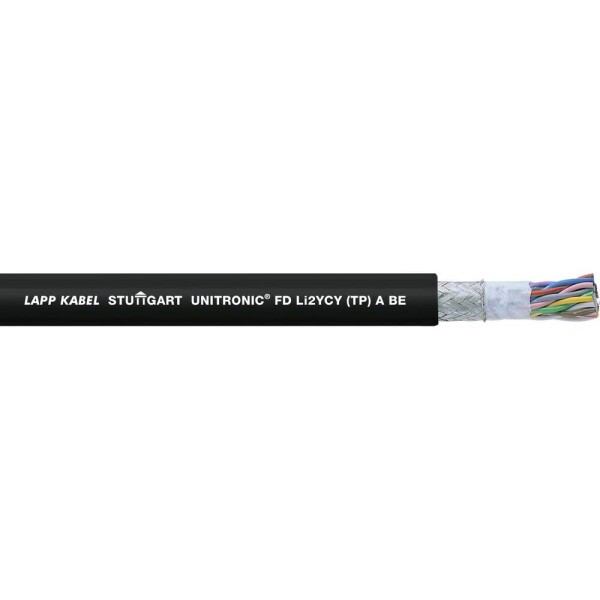 LAPP 0031413/100 datový kabel UNITRONIC® FD Li2YCY (TP) A černá 100 m