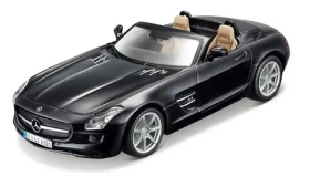 Bburago Mercedes - Benz SLS AMG Roadster černá metalíza 1:32